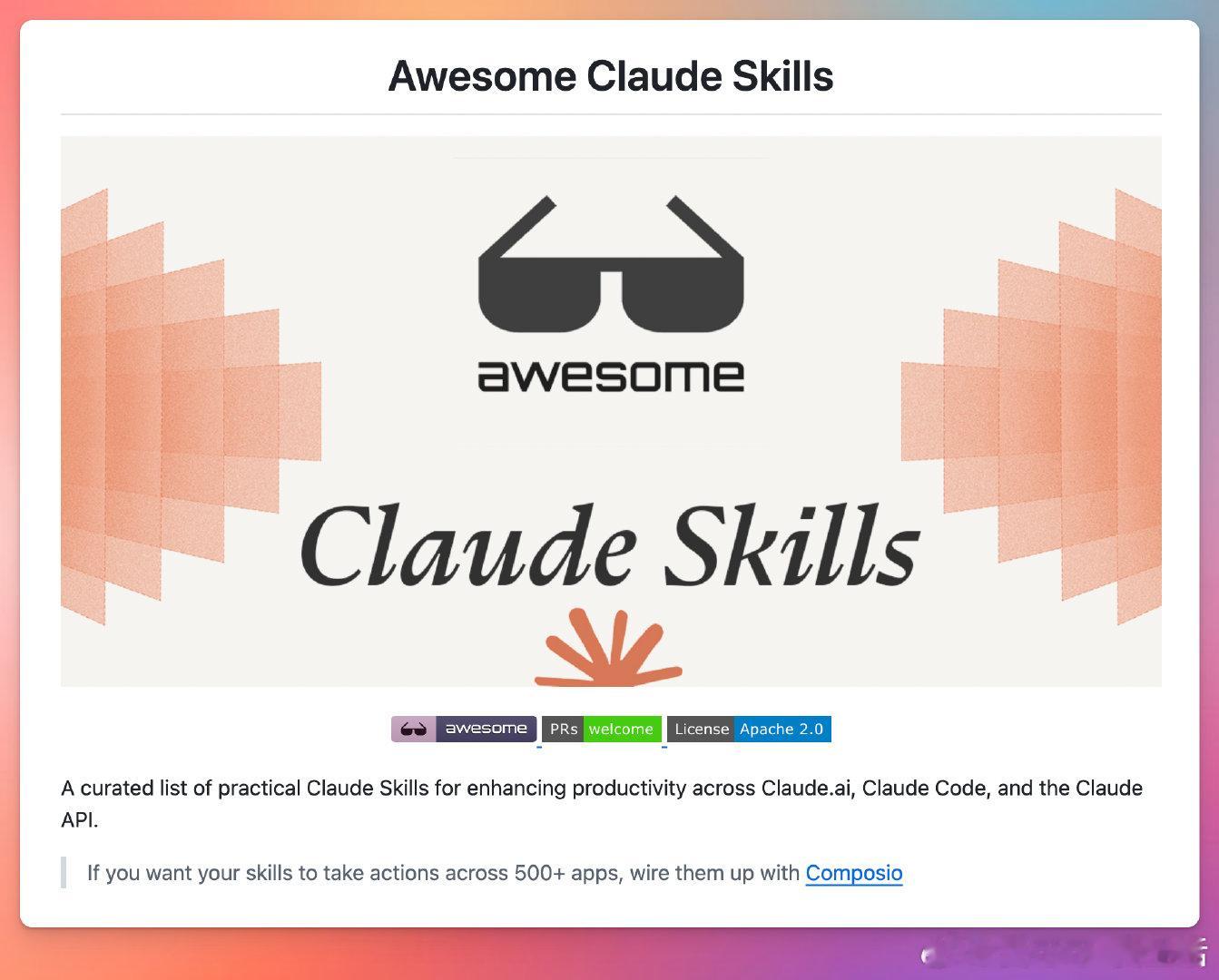 构建和管理Claude AI工作流时，技能（Skills）是关键利器。这个由Co