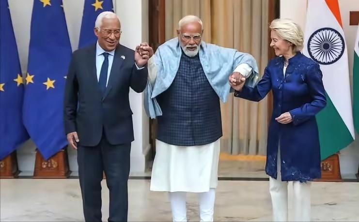 这一下，全世界都得“崇拜”莫迪了！

刚刚利用完欧盟这个“杠杆”，签订了一个不算