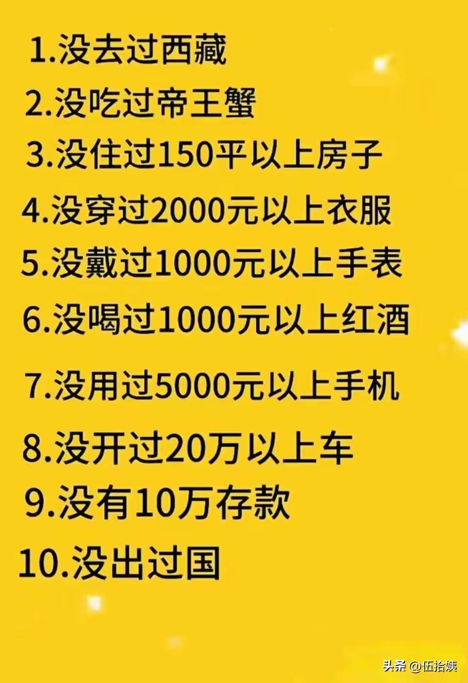 第1.第8
好像这辈子完成不了[笑哭]
西藏不敢去，怕高反
车，不是多少钱的问题