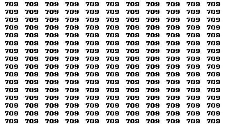 在这张被数字填满的图片里，放眼望去几乎全是 “709”—— 它们像训练有素的士兵