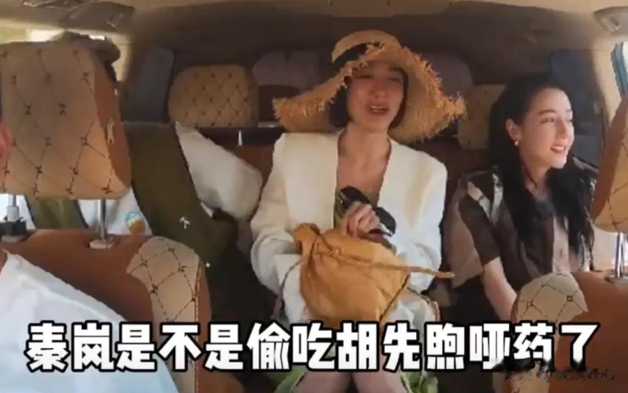 秦岚，多次被节目组消音屏蔽！！

谁能想到，秦岚跟迪丽热巴、辛芷蕾、秦海璐聊天的