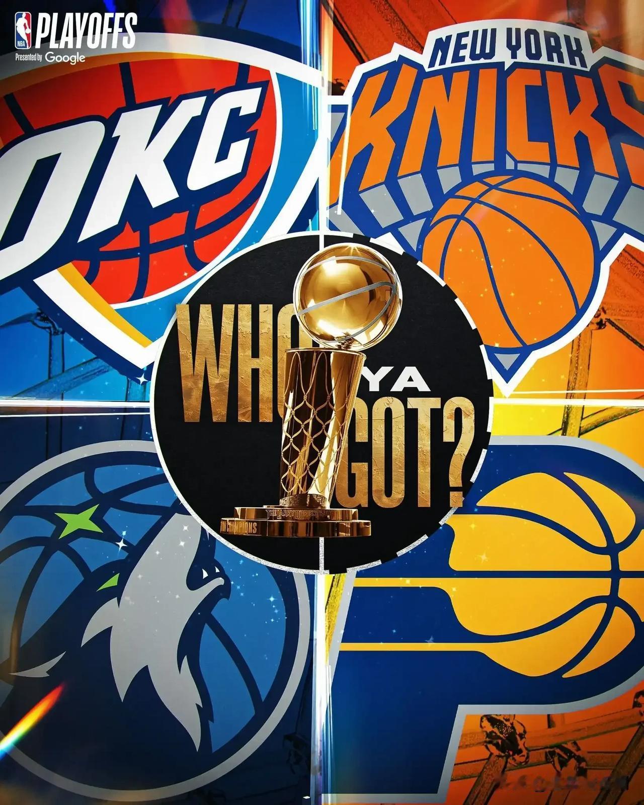 NBA官方为分区决赛预热：仅剩四队，谁能杀进总决赛？

雷霆森林狼率先开启巅峰对