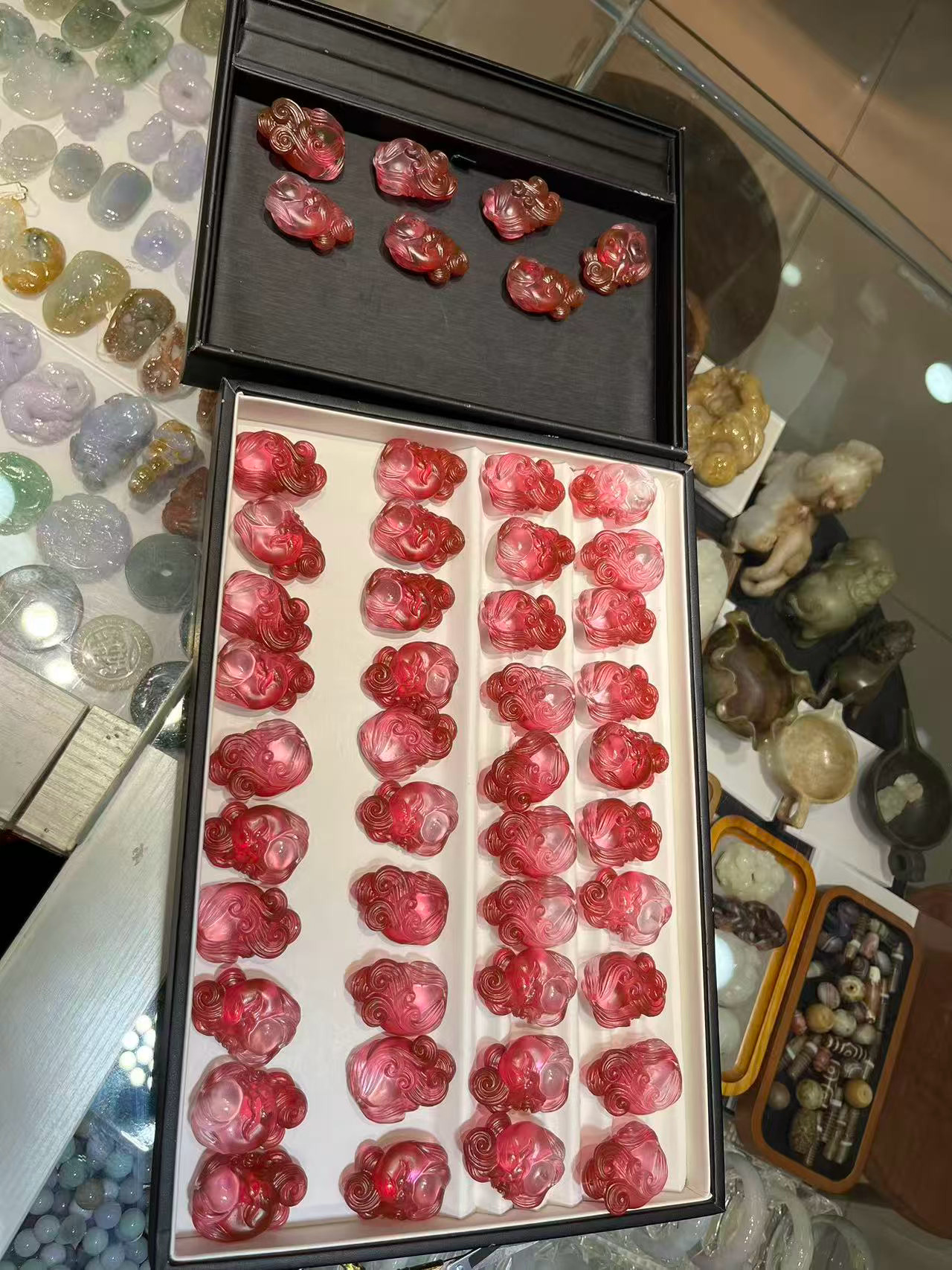 最后一炉小狐狸了正在进行手工拉圈手工做完，再送去龙虎山售完不补，一期一会