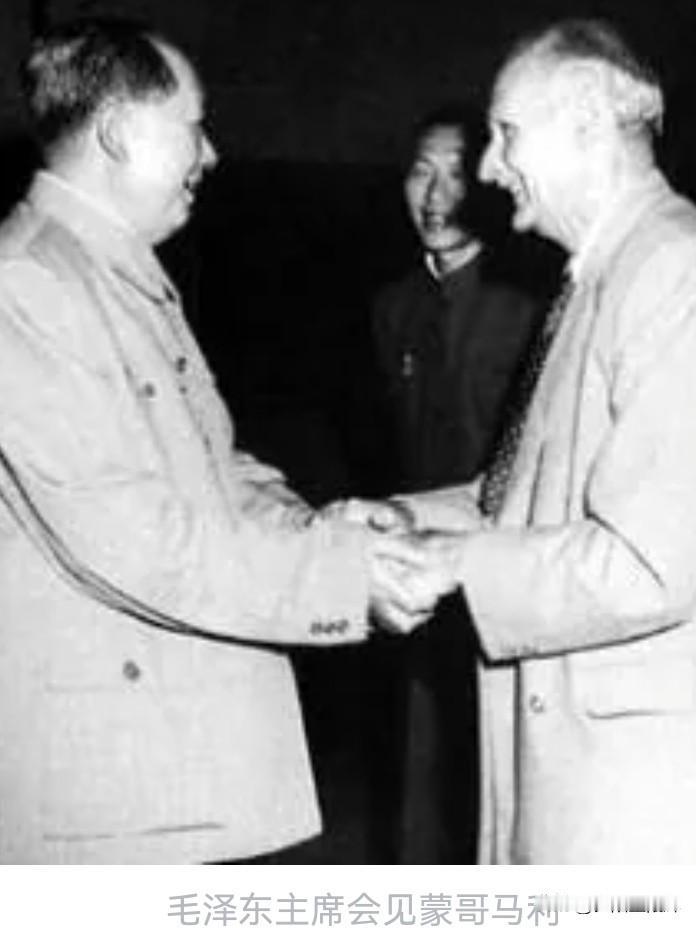 众里寻粟（裕）千百度，灯火阑珊处是陈毅！
网传，1961年，毛主席在接见英国蒙哥