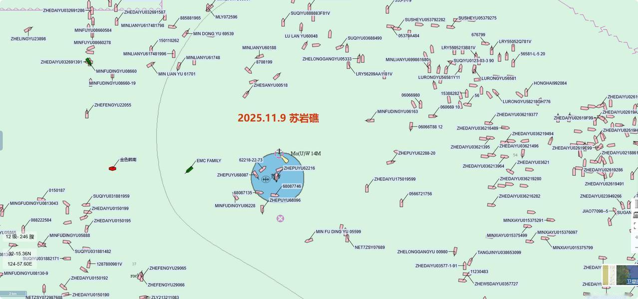 2025.11.9 中国苏岩礁海域实时船舶动态图分享

看，这是今天苏岩礁海域实