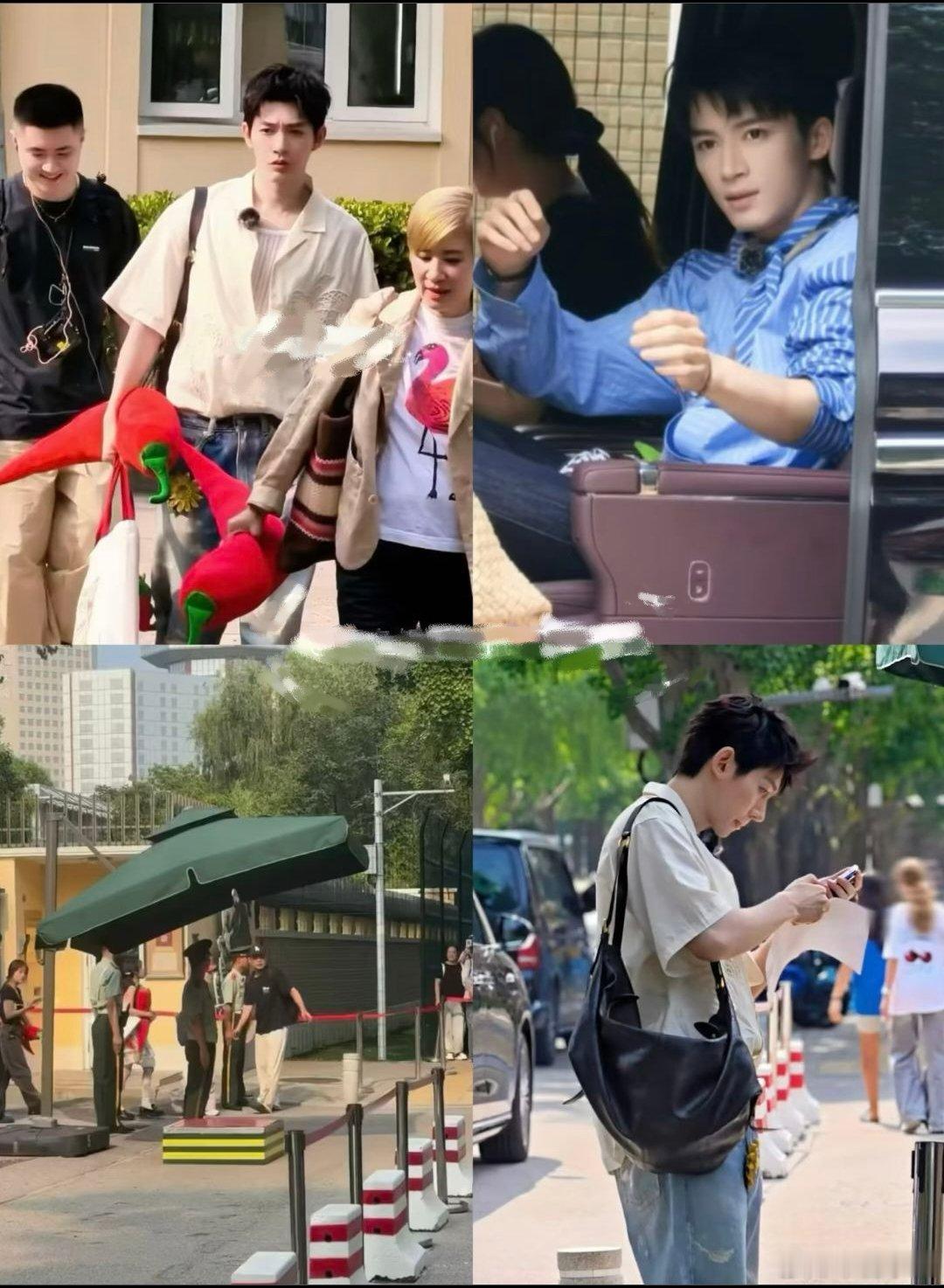 吴君如 周冬雨 邓为 王星越 花少8今日同框录制路透❗花儿与少年