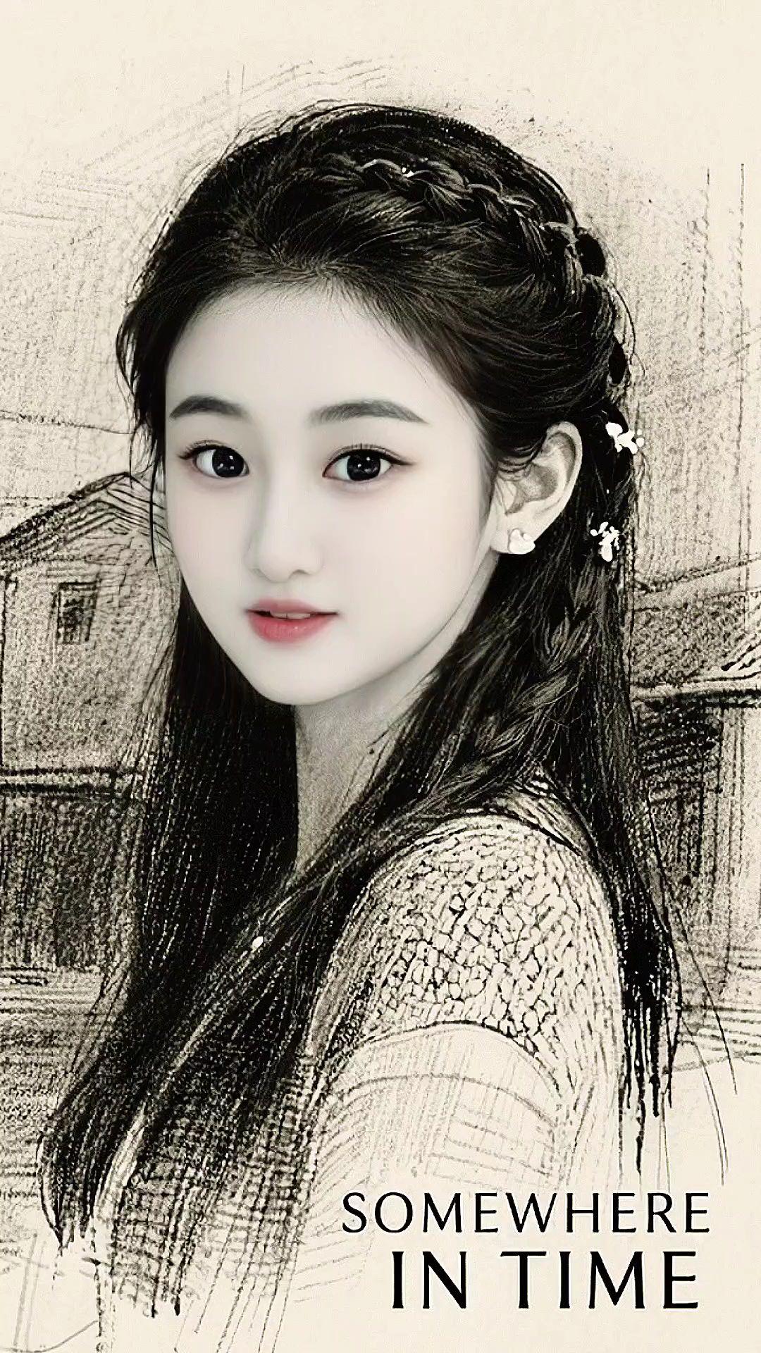 一幅素描画定格我的青春 画青春 有年代感的素描 看看自己素描的样子 青春的样子
