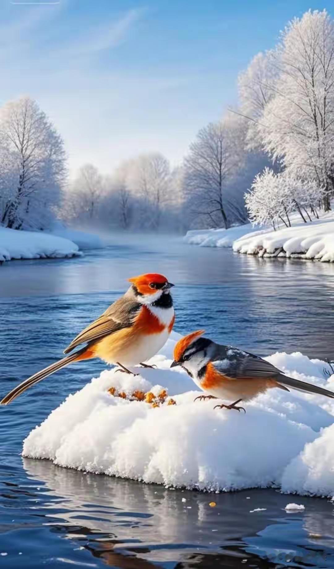 雪是天空写给大地的情书，飘落时，世界都安静了。