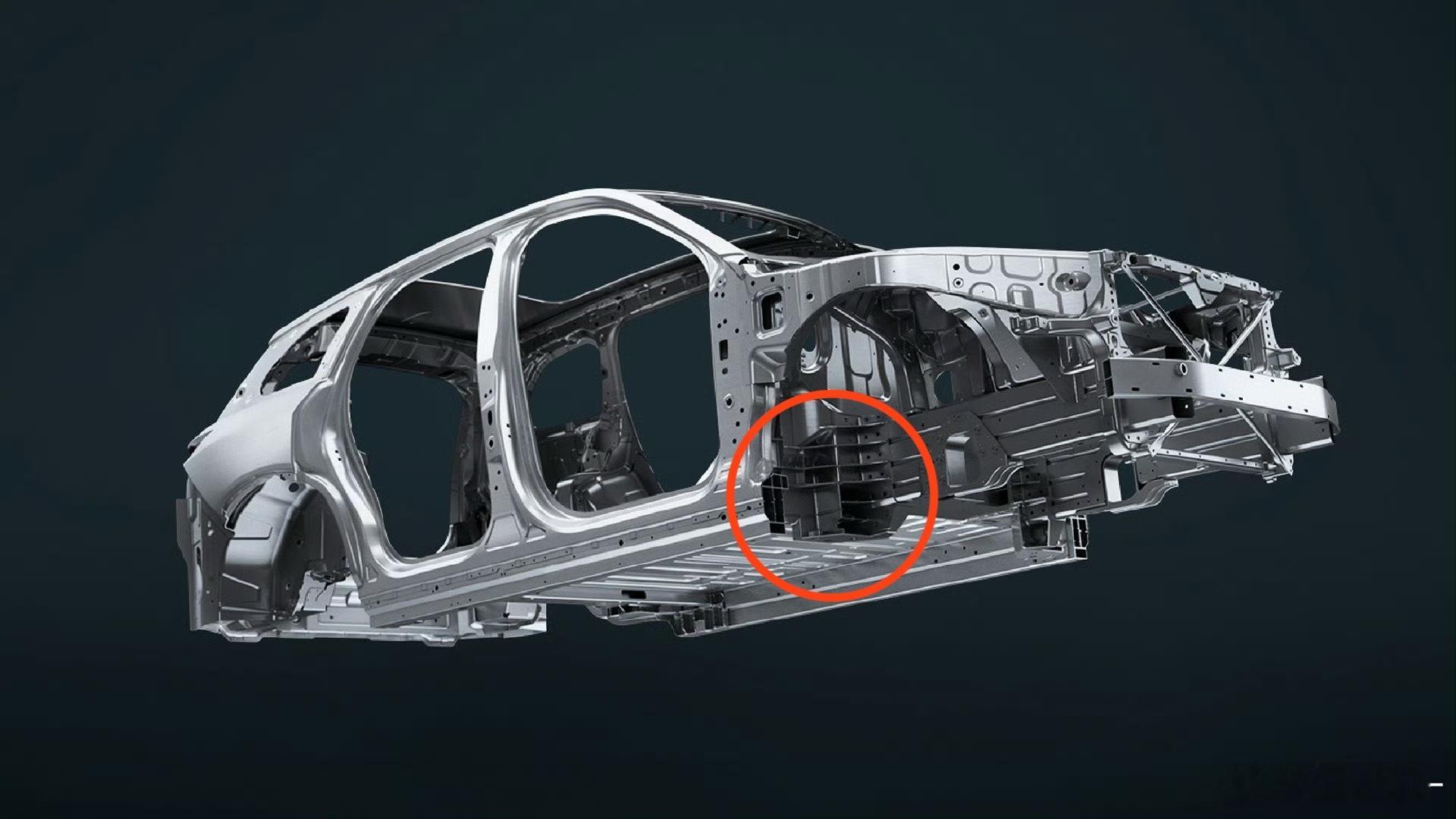 9系SUV中，用铸铝torque box的车型仅有问界M9与零跑D19以及昊铂H