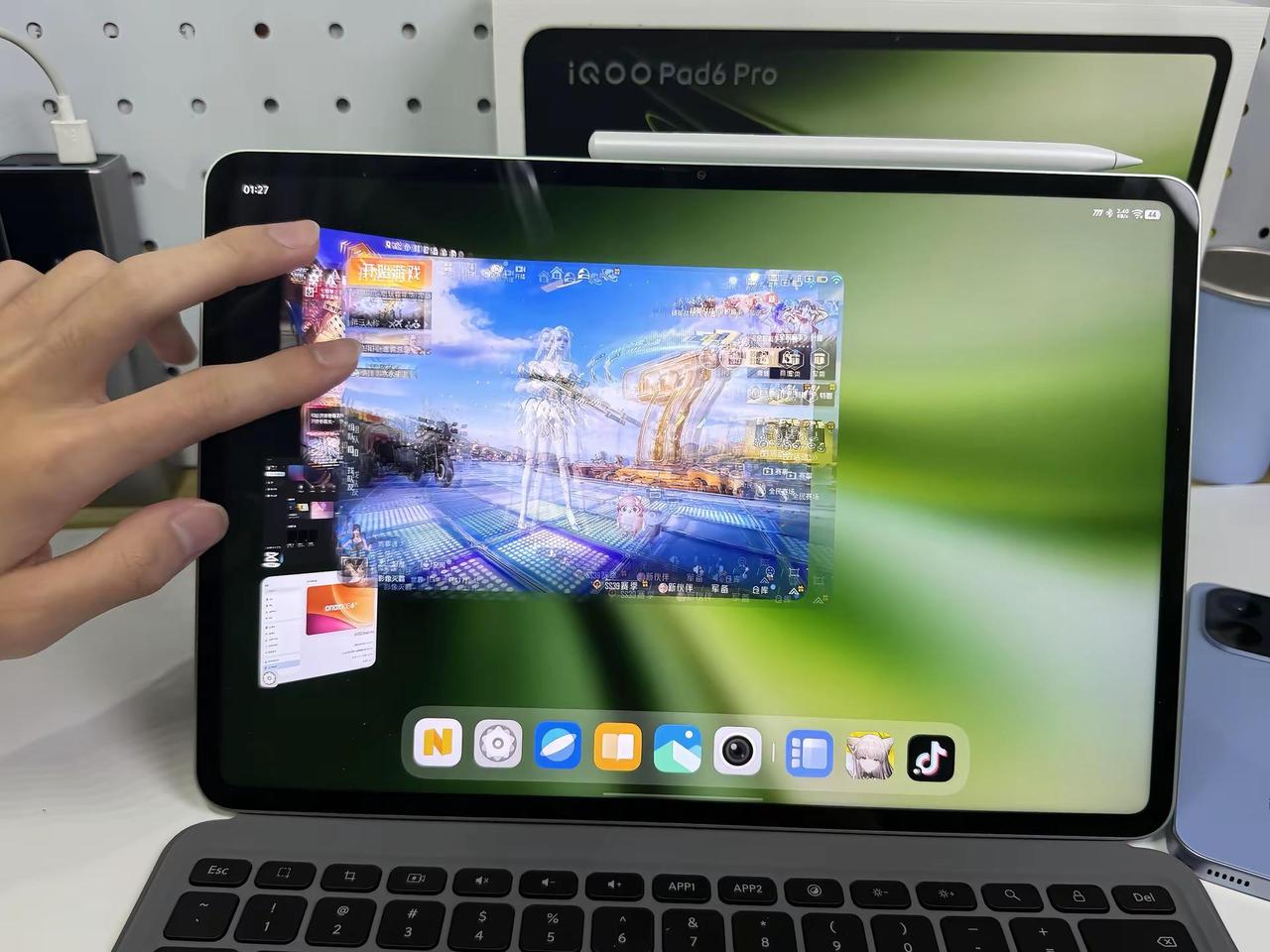 要说iQOO Pad6 pro的台前调度性能有多强，请看VCR让你那M5芯片的i