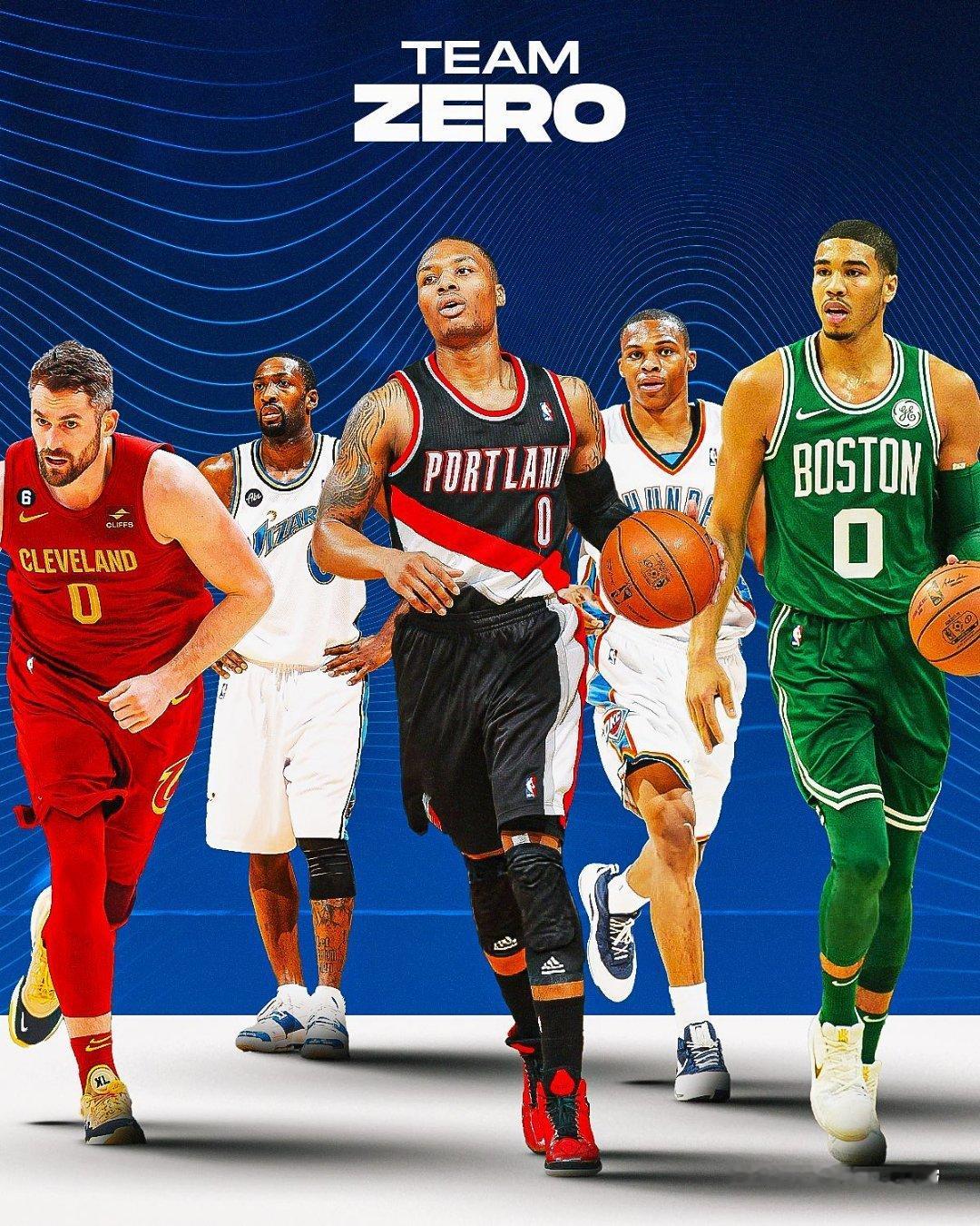 脑洞时间：NBA里身穿相同号码的球员组队，哪个号码的队伍战力最强？凯尔特人热爱日