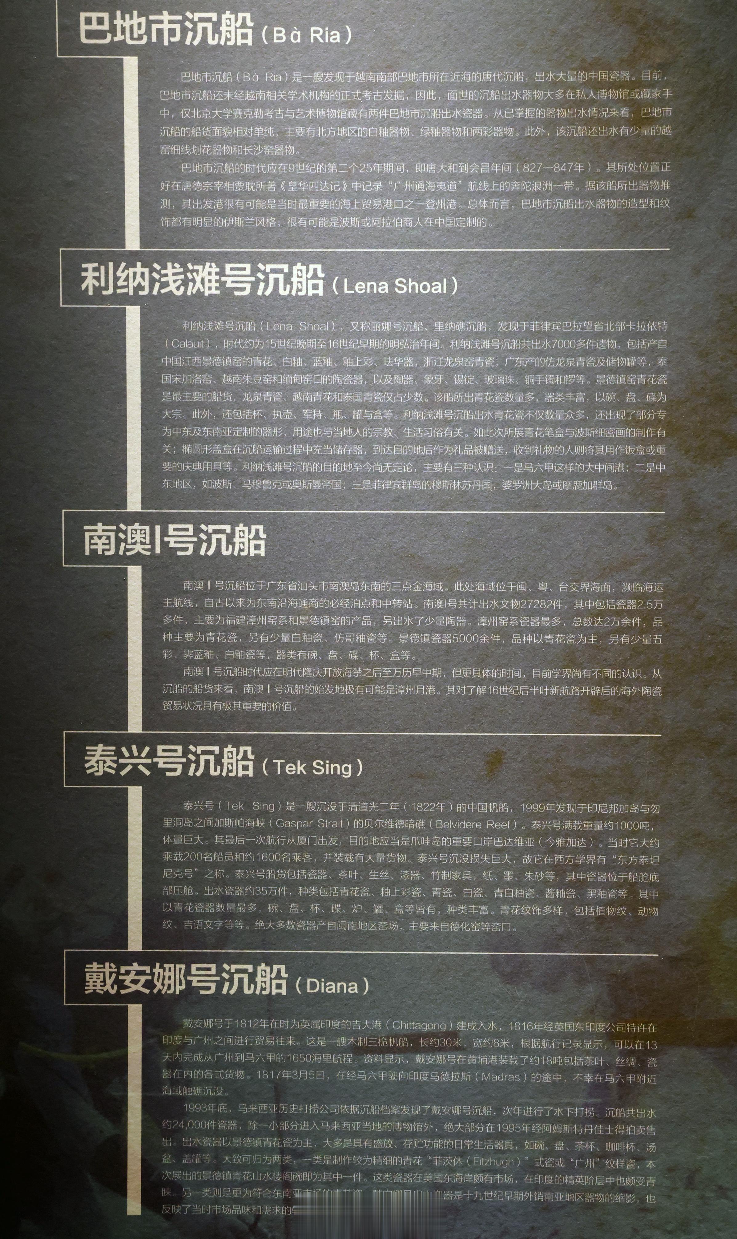 P1 沉船与瓷器P2 戴安娜号沉船出水陶瓷( Diana,清嘉庆二十二年，181