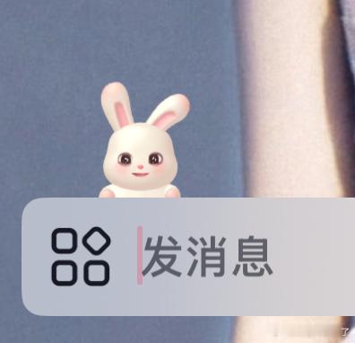 才发现打字的时候小兔子会这样，如此萌之 