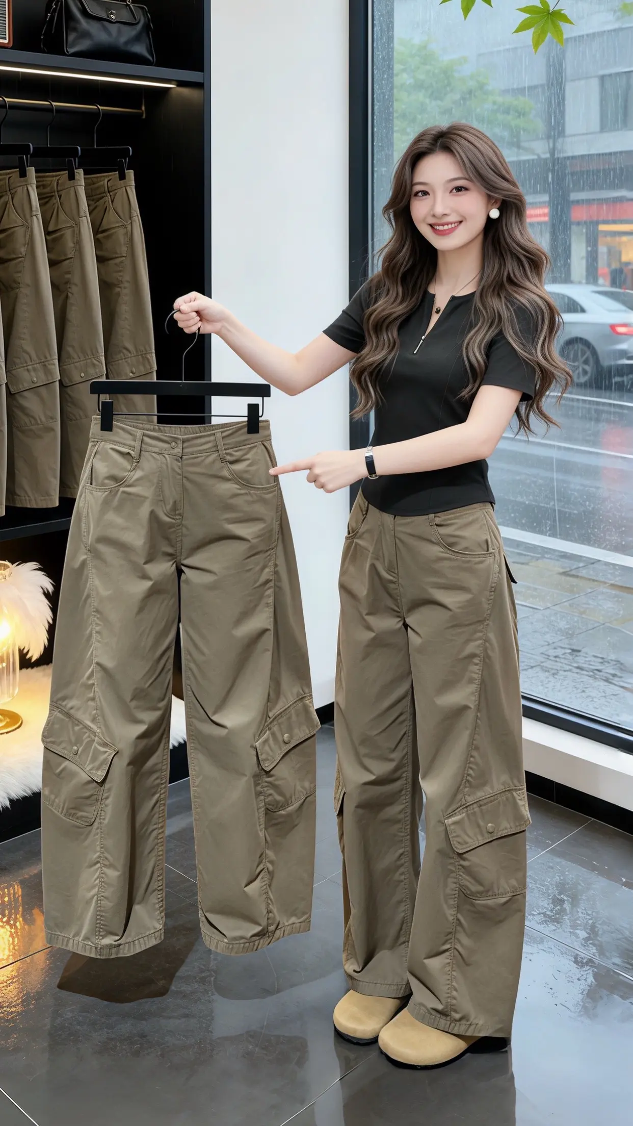 高颜值炸街女工装裤 穿出自己的风格 春款上新 一眼就爱上的神裤 好看的...