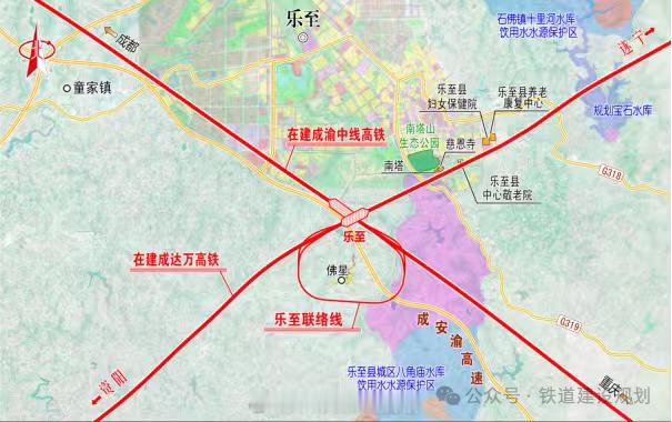 高铁头条【成达万、成渝中线高铁实现联通】资阳日报讯：6月14日上午，成达万高铁和