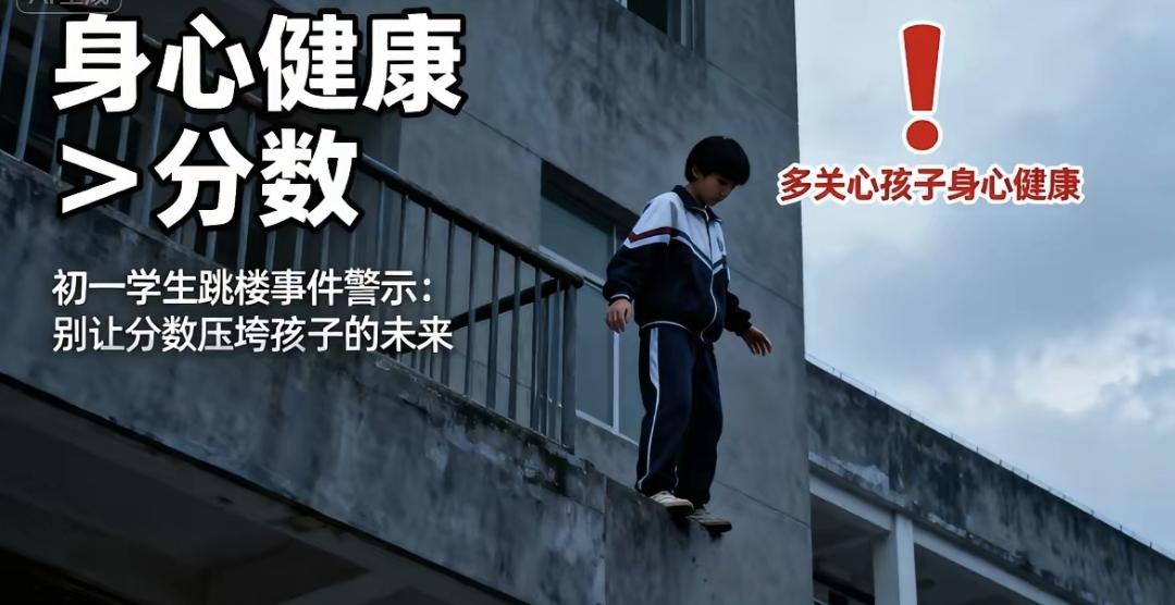 最近听说有个刚上初一的孩子从楼上跳下去了，一点预兆都没有，连救援时间都没留给大人