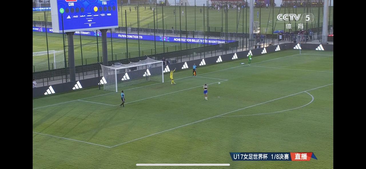 中国U17女足门将牛子琪本场最佳！

刚刚中国U17女足与法国U17女足在90分