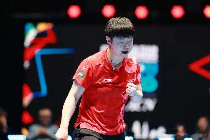 孙颖莎vs张本美和世界第一的统治力！孙颖莎3-0胜张本美和，帮助中国队将大比分追