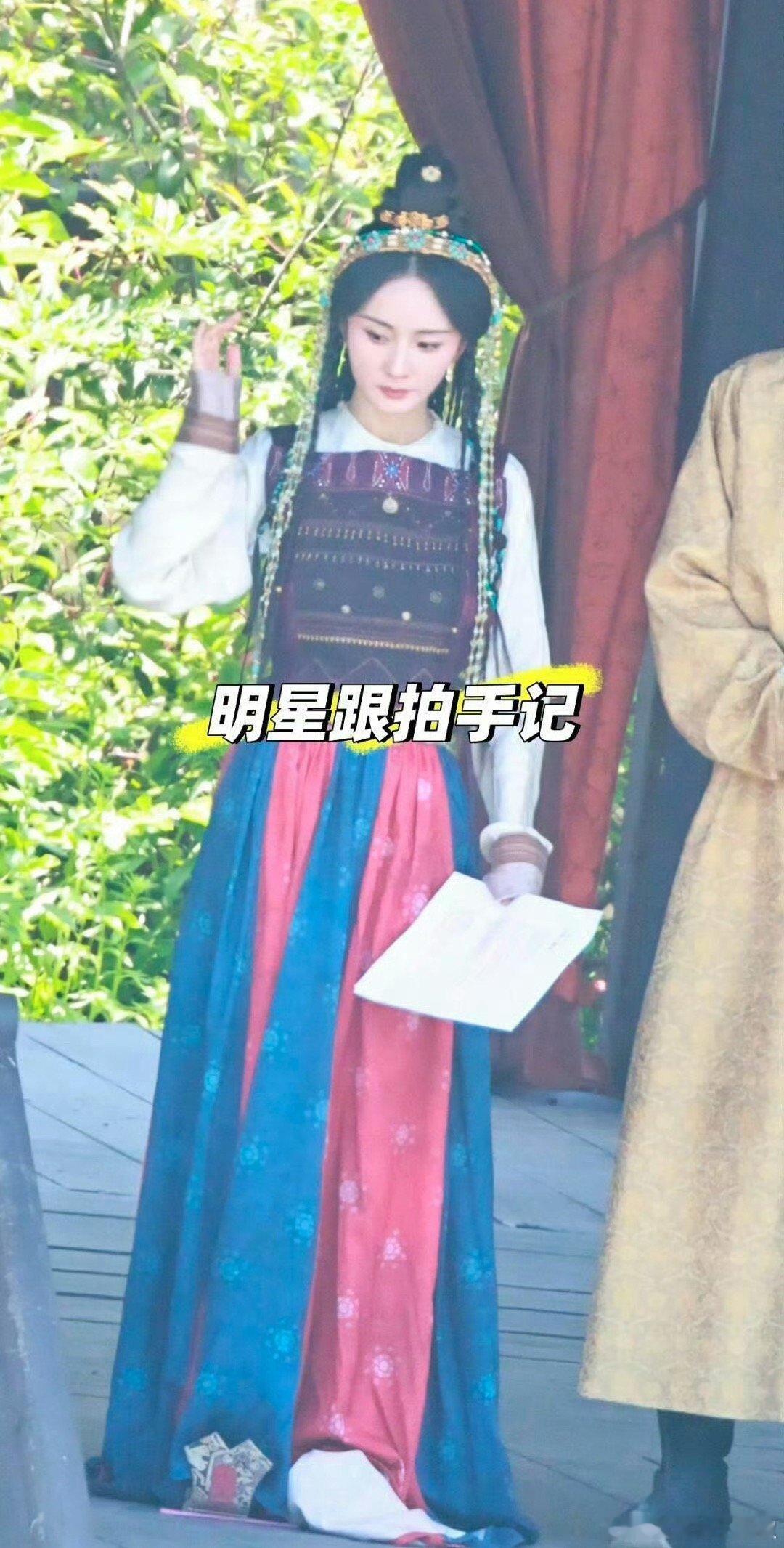 杨幂《江山大同》女主新路透，好特别的异域造型 