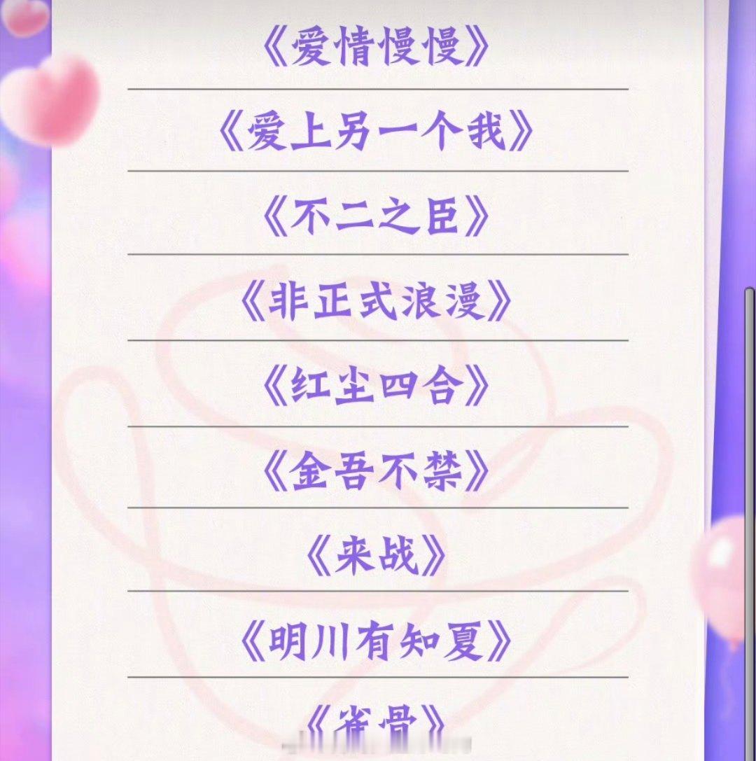 爱奇艺🥝520有物料的剧，想看哪部？ 