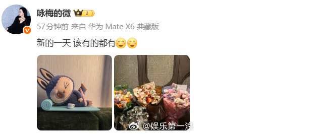 咏梅金鸡奖颁奖礼后发博：“新的一天 该有的都有 ” 