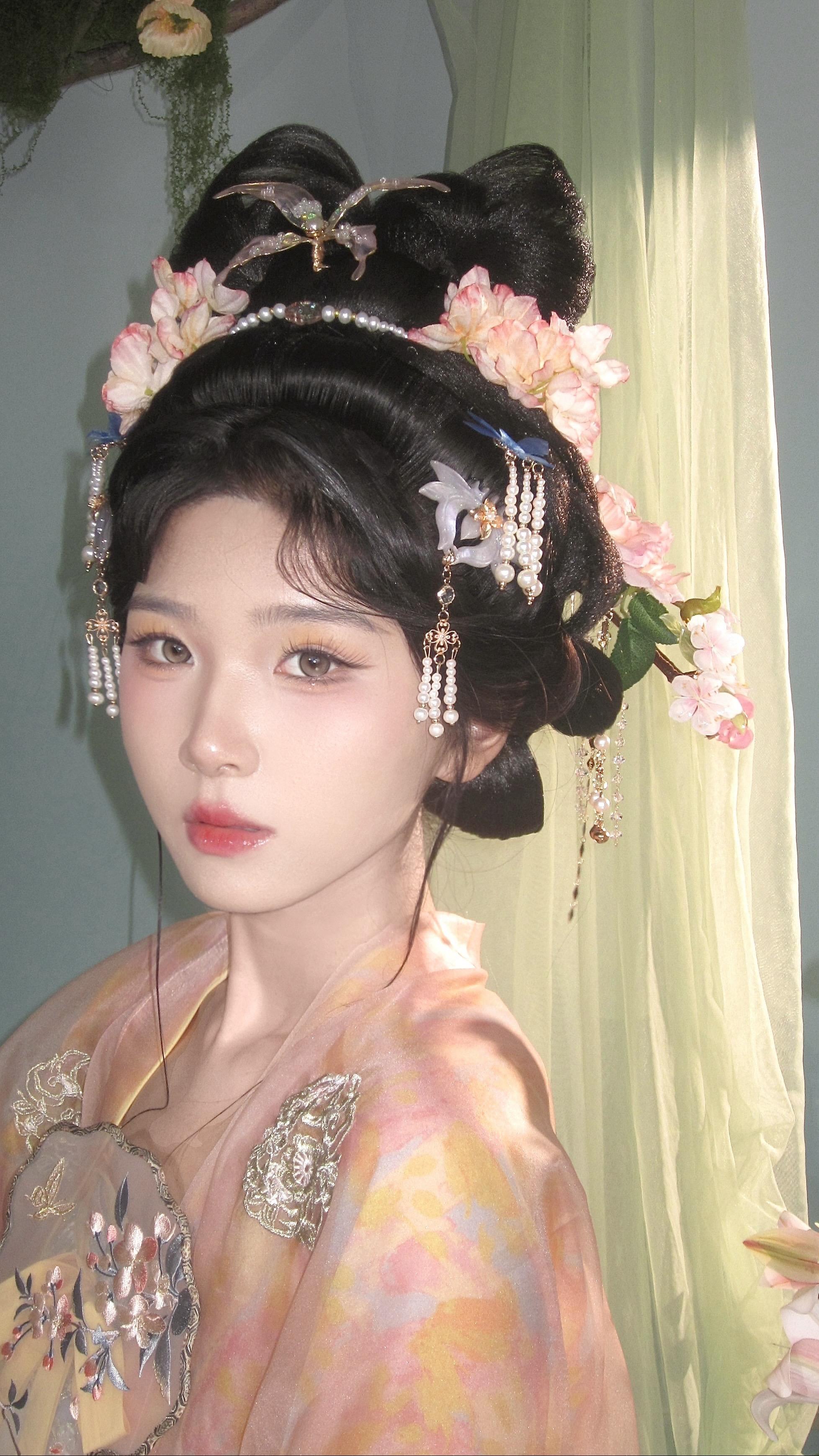 汉服妆造 唐风发型 汉服妆造 妆造