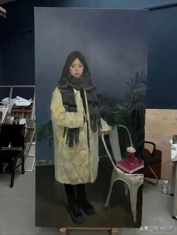 中国美术学院封治国教授人物全身像写生课示范教学