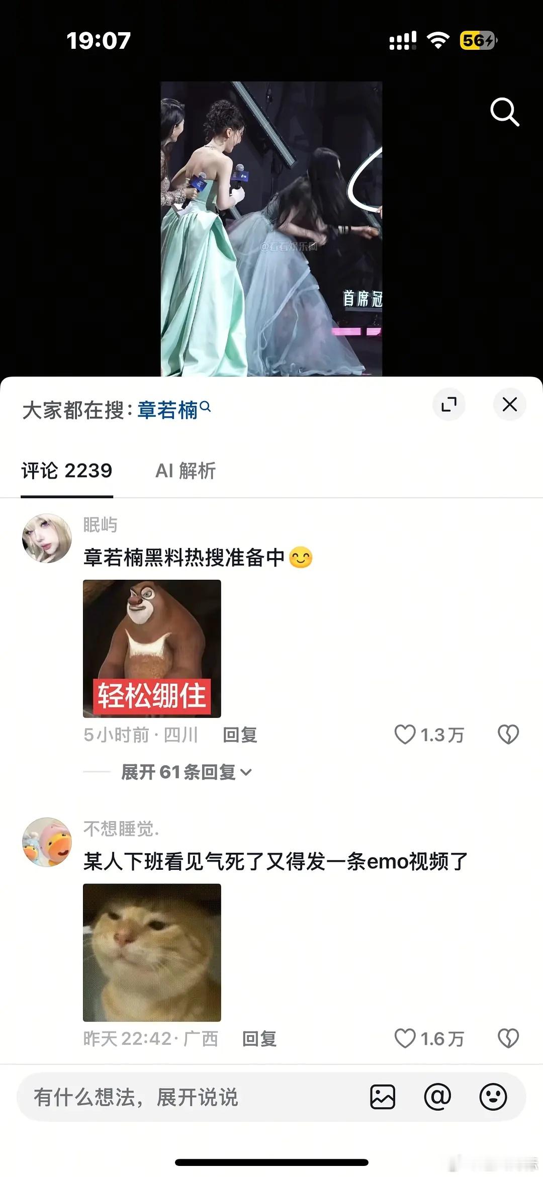 和她毫无相关的女艺人 为啥下面都是白鹿的黑评😂😂 