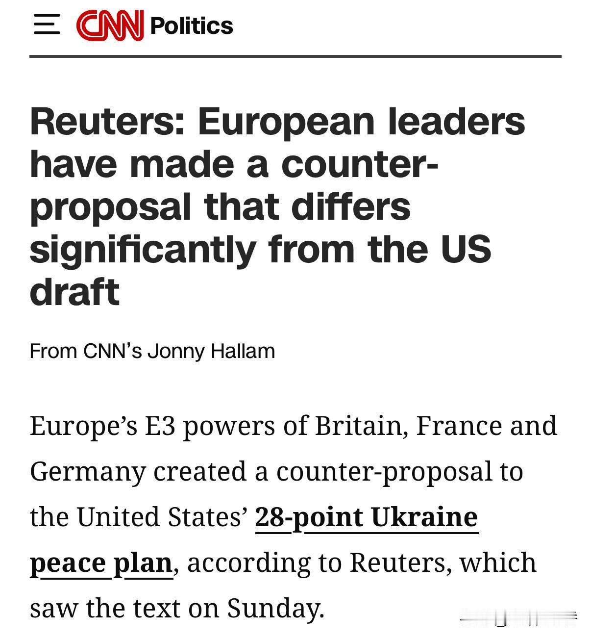 作为日内瓦会谈的另一方，欧盟的态度也是至关重要的。
   据路透社消息，周日，欧