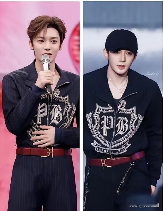 侯明昊和邓为居然撞衫了
按理说他俩皆是帅哥，本无可比性

可无奈遇上邓为这个“妖