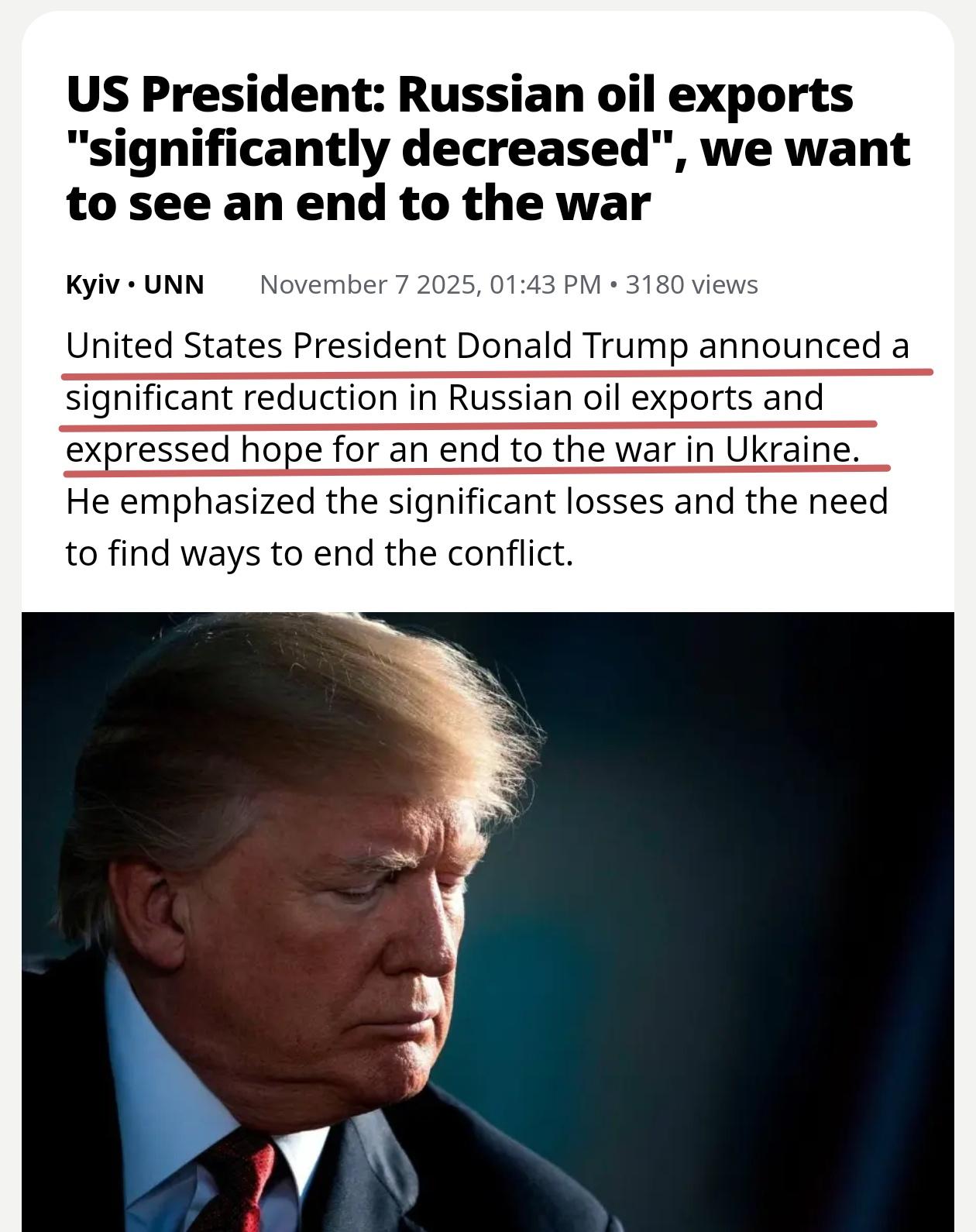 就在刚刚！
美国总统特朗普突然宣布

11 月 7 日， 美国总统特朗普宣布大幅