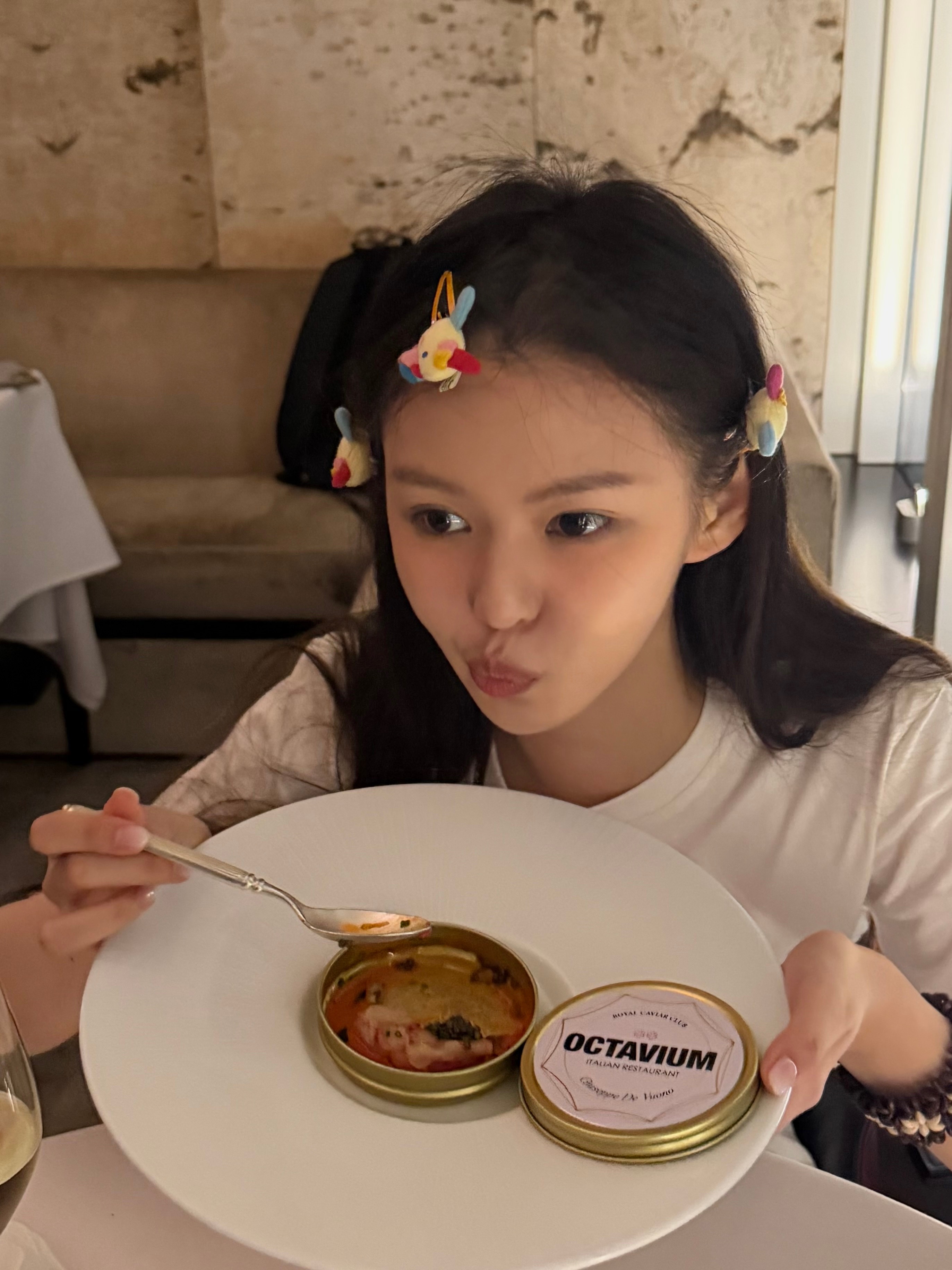 🇭🇰🍷🍽️有没有发现我三个可爱的发夹！！