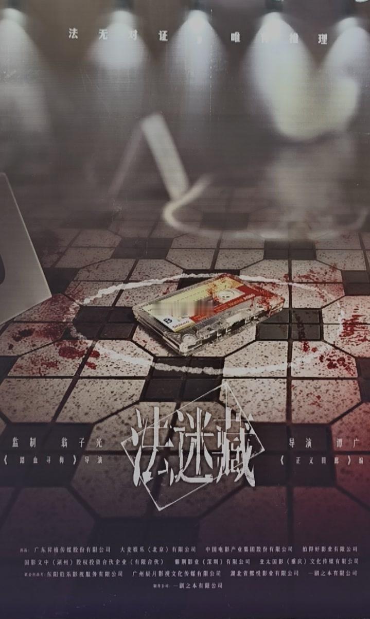 影博会上出现了大麦娱乐公司的电影《法迷藏》海报跨年电影愿电影法迷藏