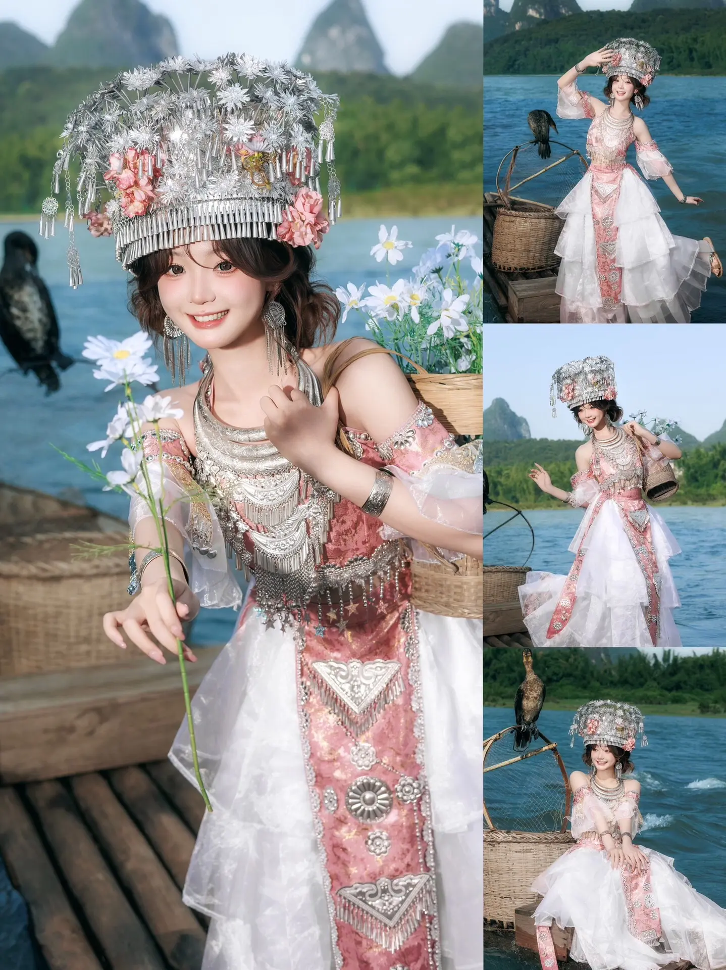 唯见青山不见君，殚尽红颜如神明丨阳朔民族写真