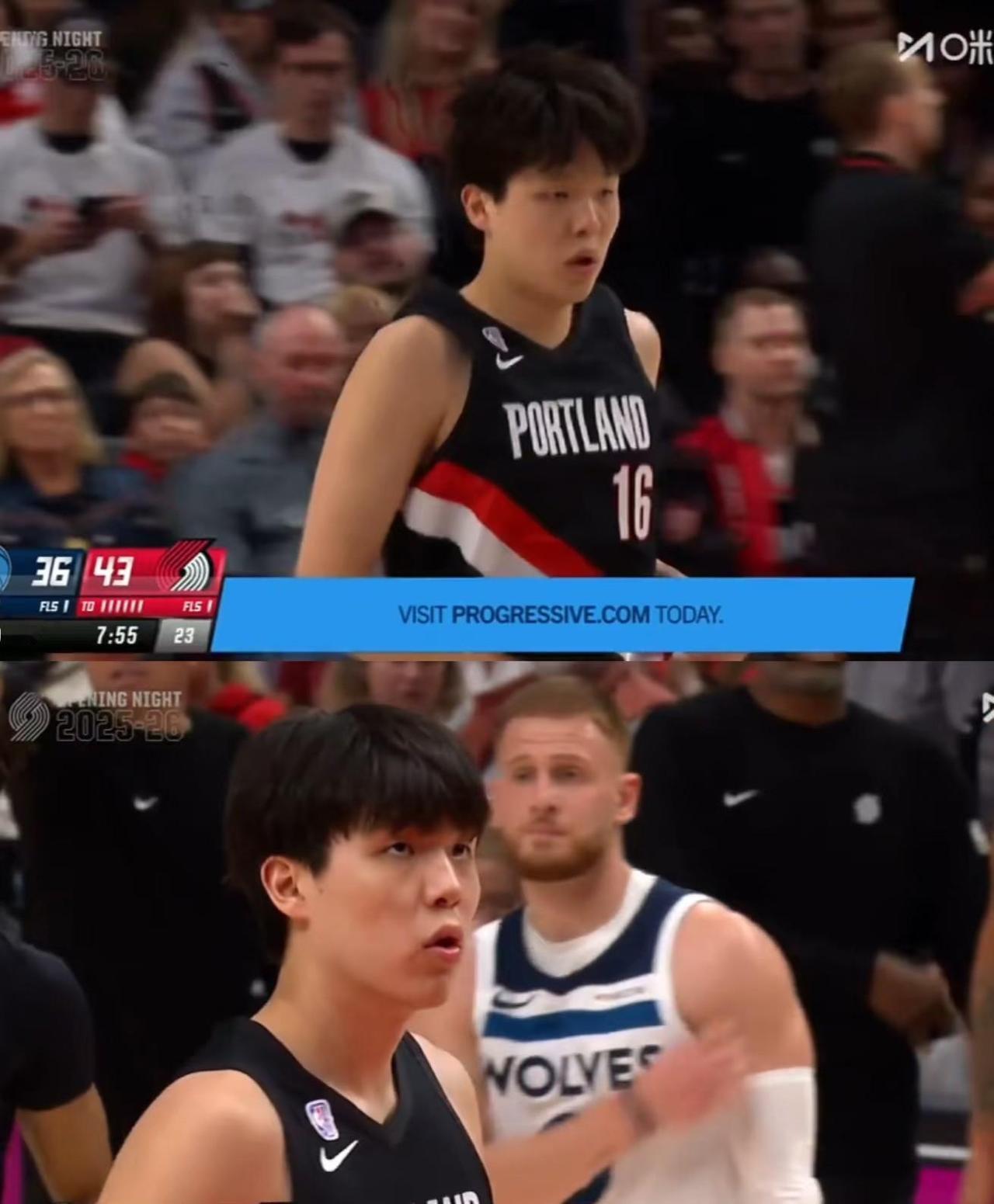 替补能上场5分钟已经相当不错了！对比隔壁17号秀以及马鲁阿奇的上场时间，这表现已