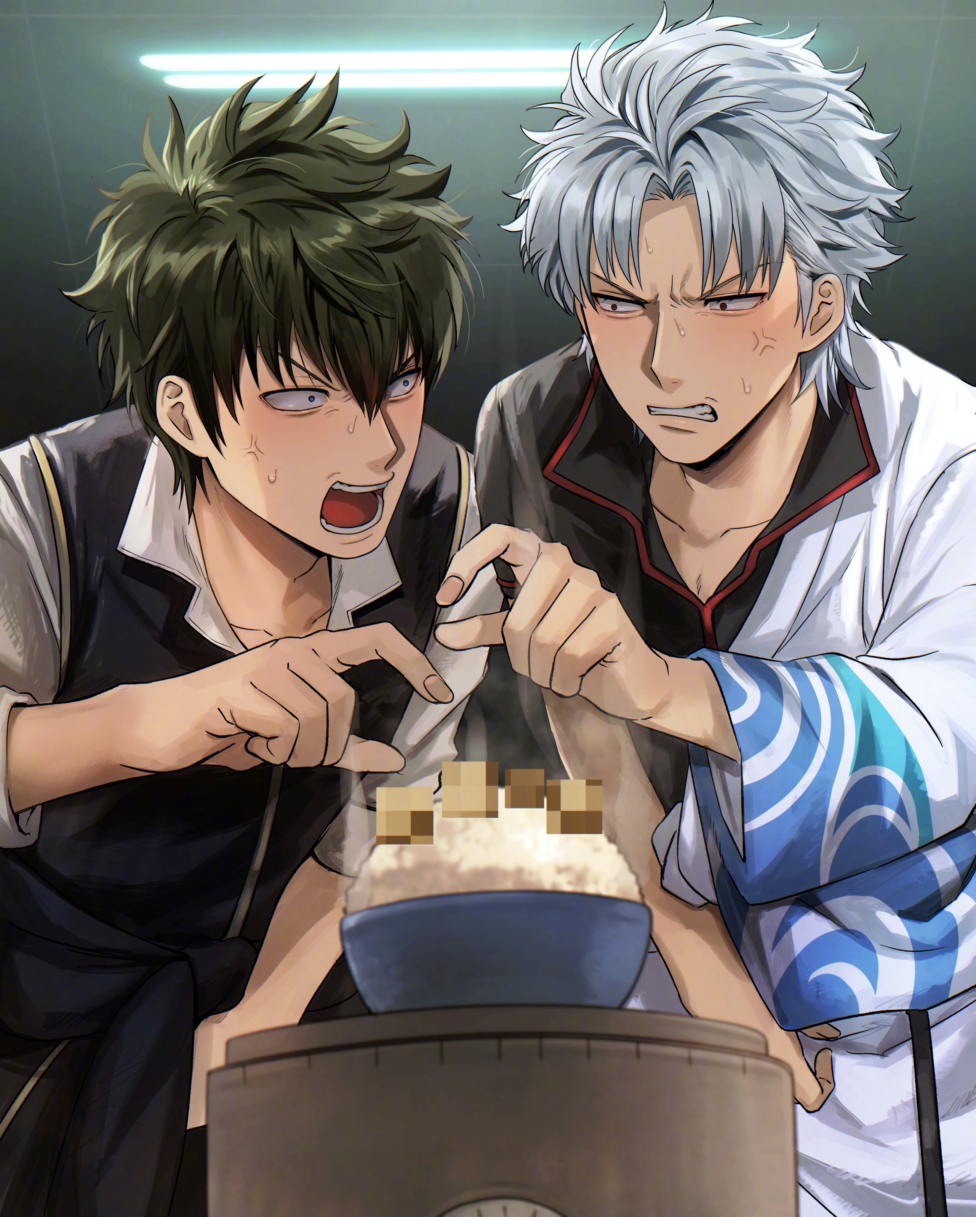 #银魂# 坂田银时 x 土方十四郎禎雄老师好会做饭[干饭人]！！！ ​​​