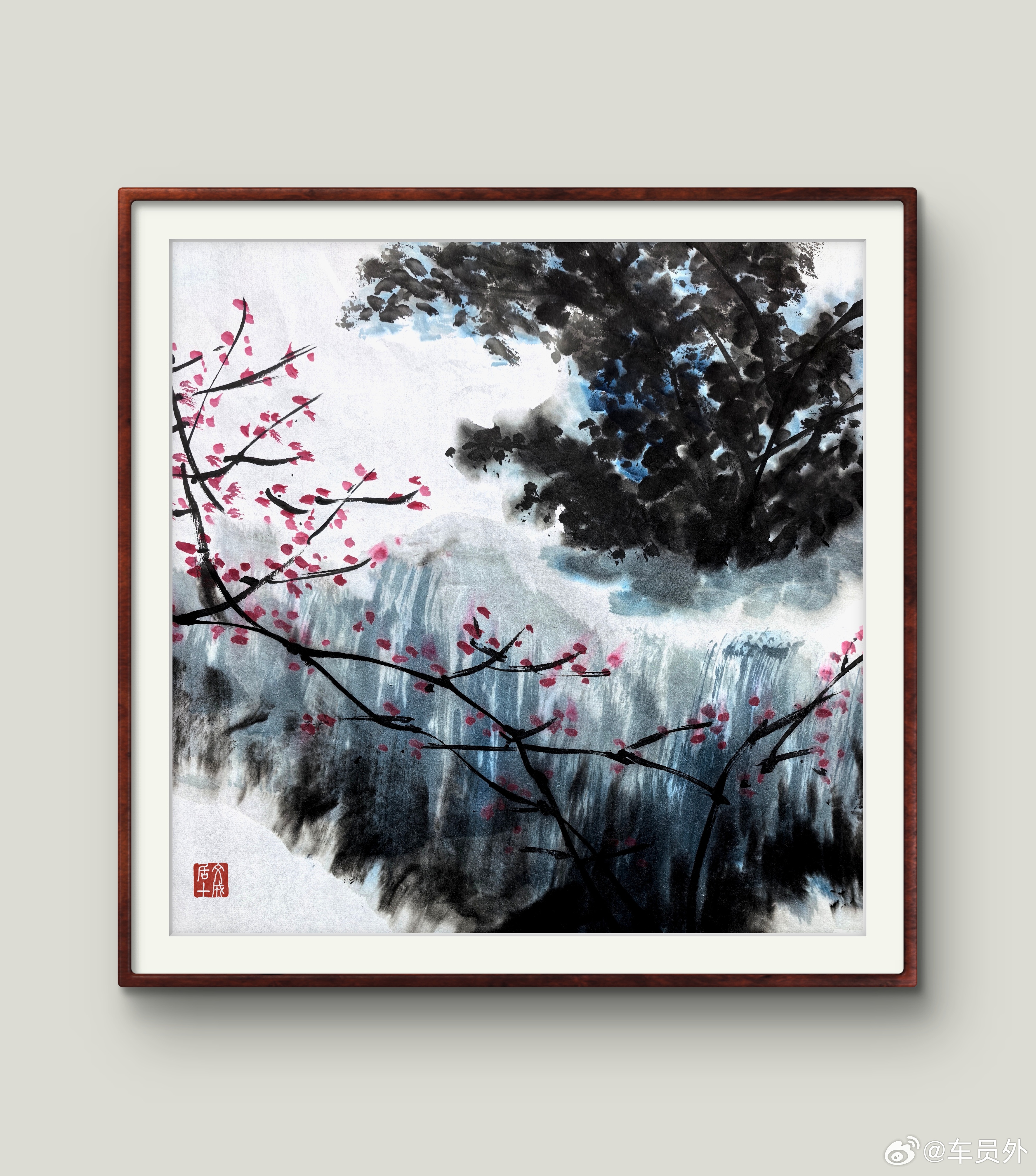 编剧兴奋了，随手勾一幅。 