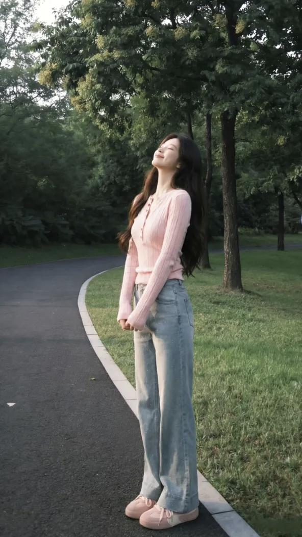 穿搭风格系列》牛仔裤穿搭最美，喜欢你心中的美女啥模样 怎样才能把女生拍出清纯的感