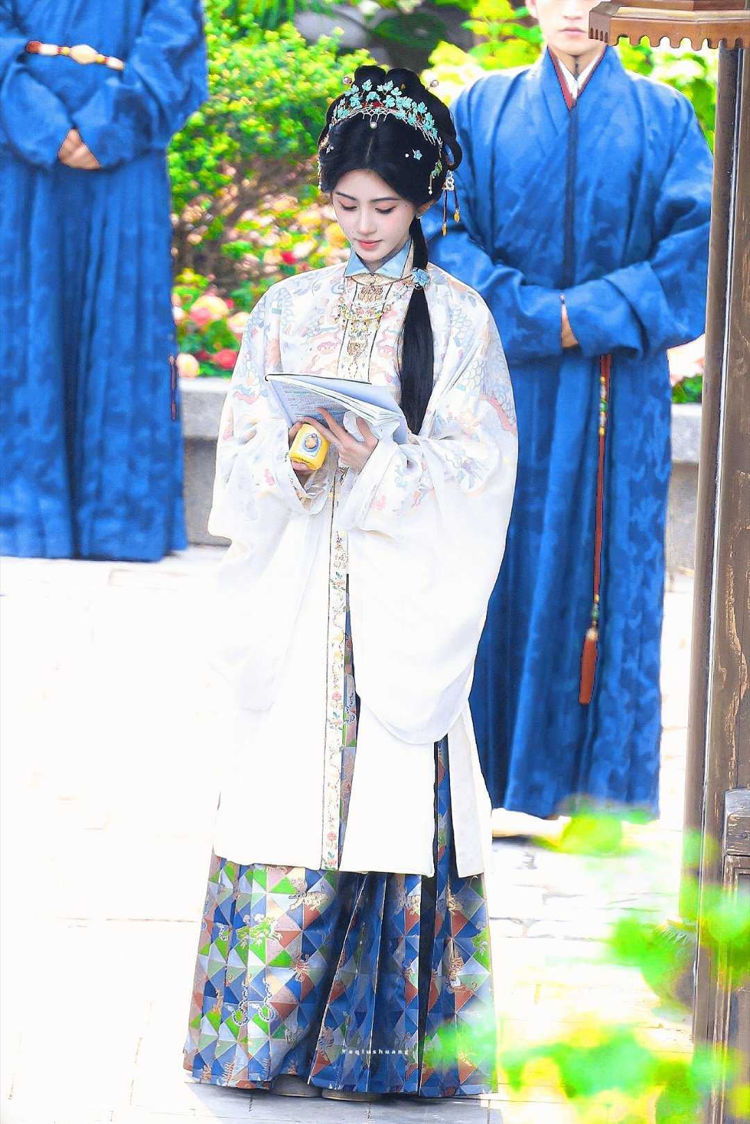 江南闺阁美人既视感*🍀✨🌸易小雅给鞠婧祎做的明制造型