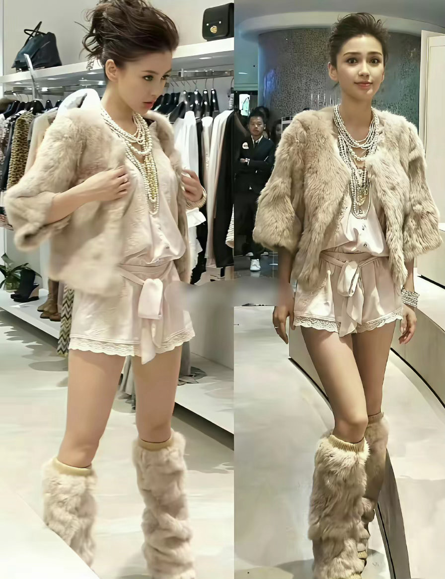 原来很久以前就流行腿套了…果然时尚是一种轮回 