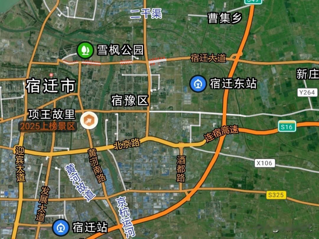 宿迁市区的宿迁大道快速化改造工程开展得热火朝天，预计2026年建成通车！建成后，