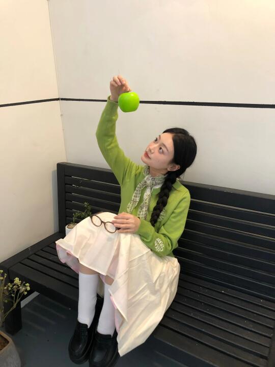 和春天撞色🍏