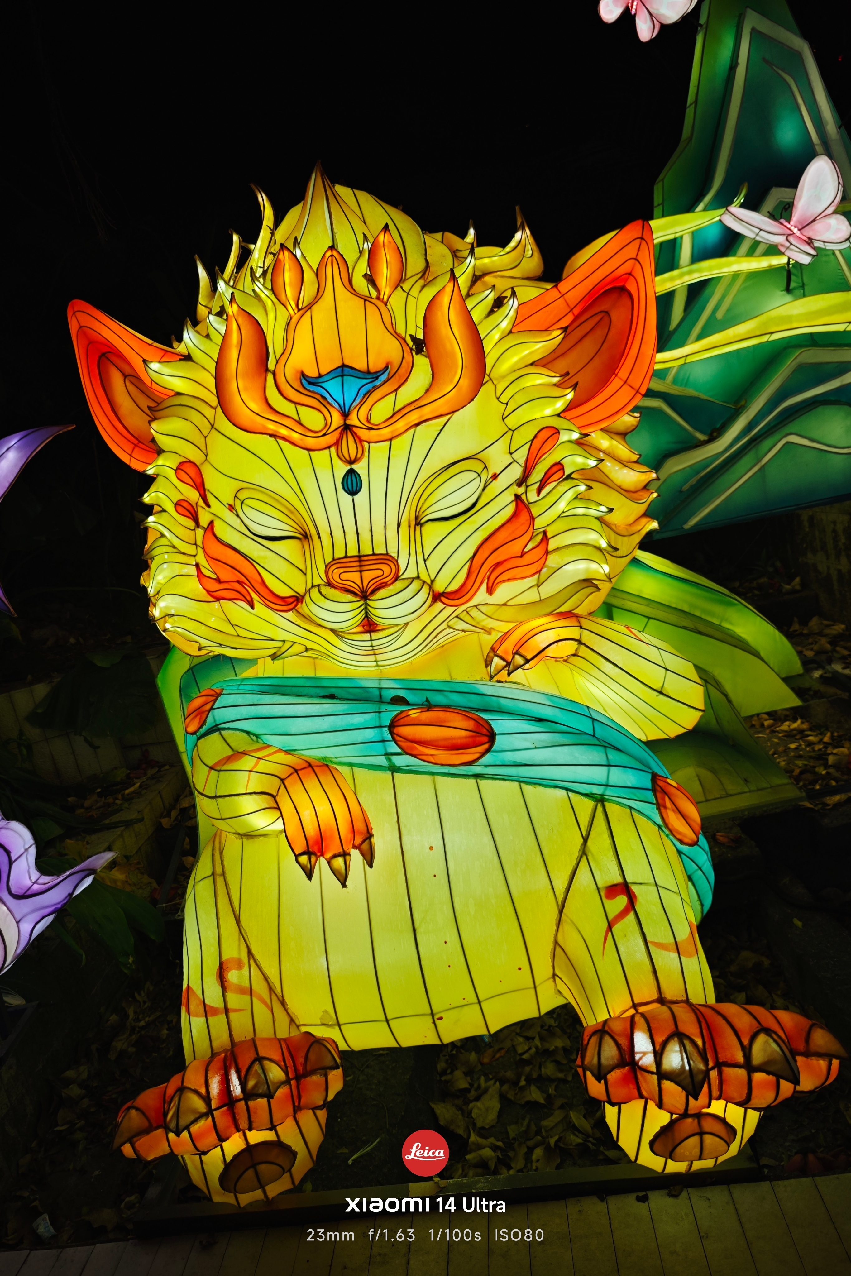 越秀公园灯会 美女与神兽摄影后期：聆听猎人    小米14ultra
