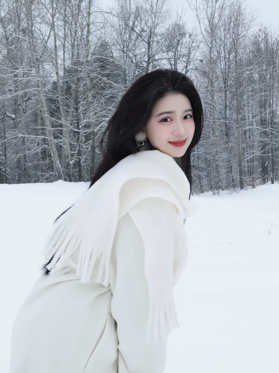 All white