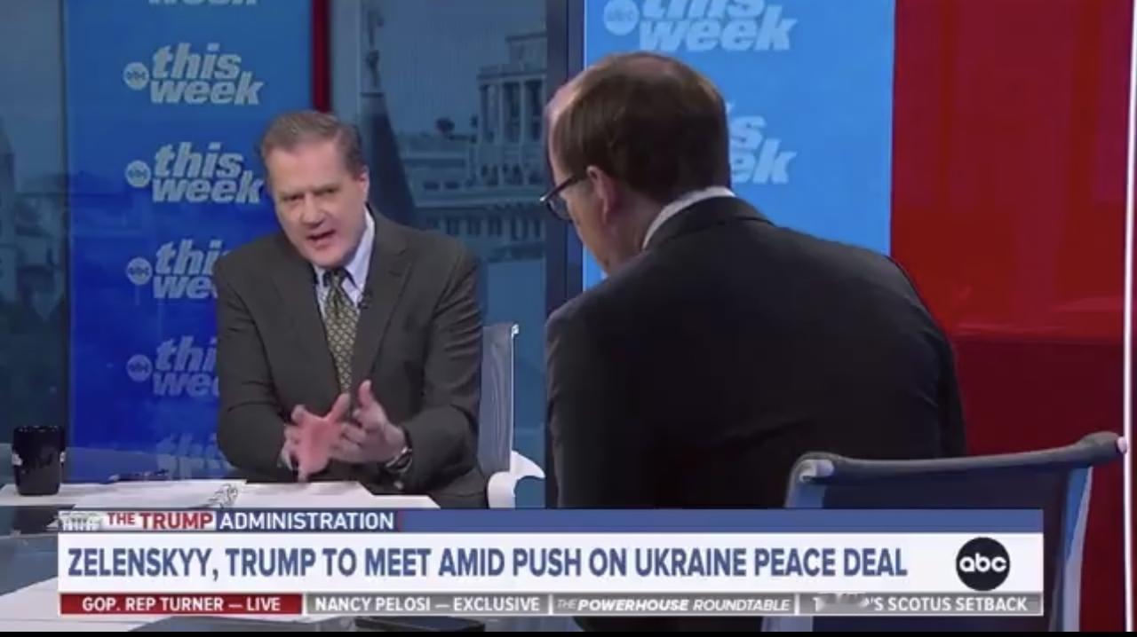 记者问：“特朗普在俄乌战争中站在哪一边？”

共和党众议员迈克·特纳Mike T