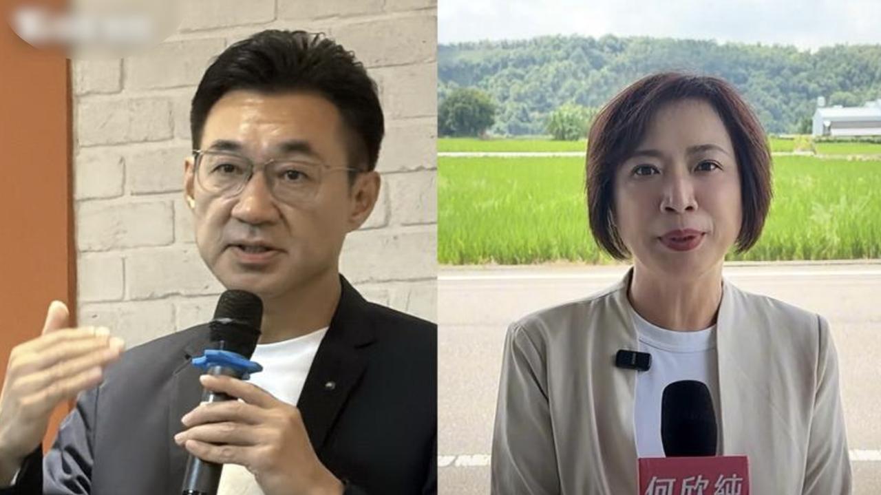 台中民调江启臣42.8%领先何欣纯6.7%！绿营急喊"即将变天"，何欣纯：快黄金