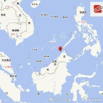《印尼突发7.0级地震》中国地震台网正式测定：02月23日00时57分在加里曼丹