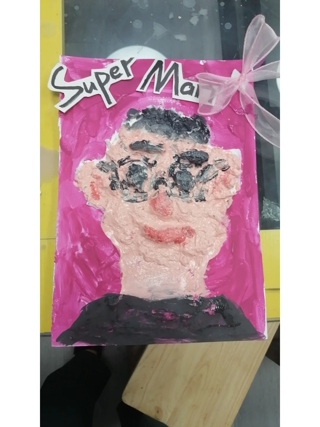 小吕给我画的父亲节礼物