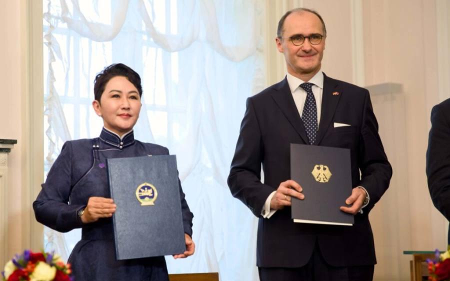 蒙古国与德国签署联合宣言，双方同意在国防与安全领域加强两国武装力量间合作，并在联