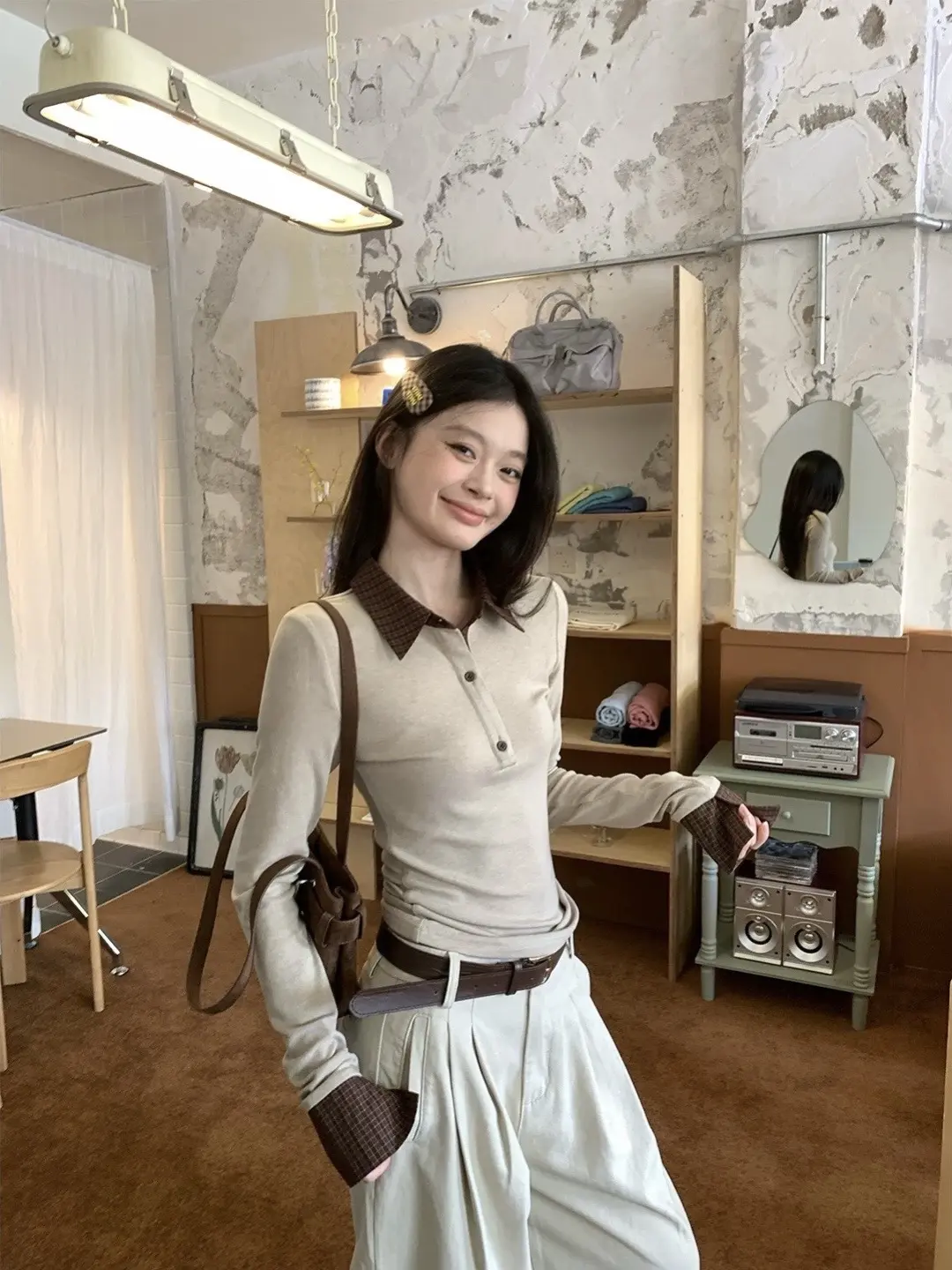 宋正恩新款来袭🤎🩵国庆穿搭不重样❄️。